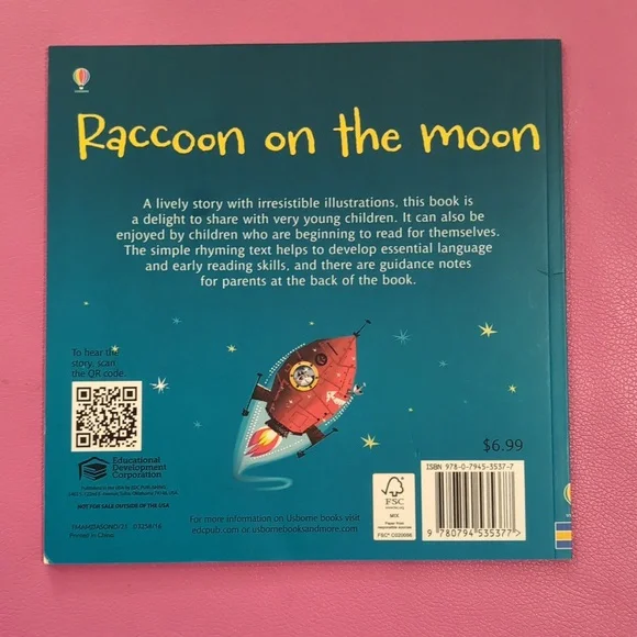 Racoon On The Moon By Russell Punter And David Semple - Picture 2 of 2